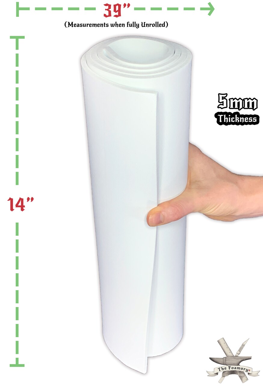 EVA Foam Cosplay | 14" x 39" Sheet | Ultra High Density 85kg/m3 | by The Foamory